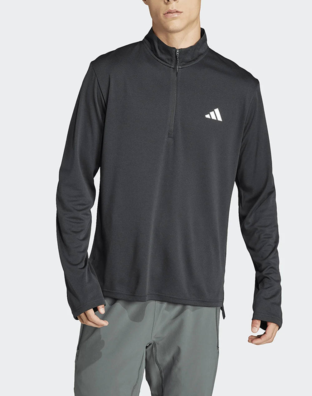 Adidas Tr Es 1I4zip Ανδρας Ρουχα Μπλουζες Φουτερ Black Συνθετικο Il7157 Black - Koolfly