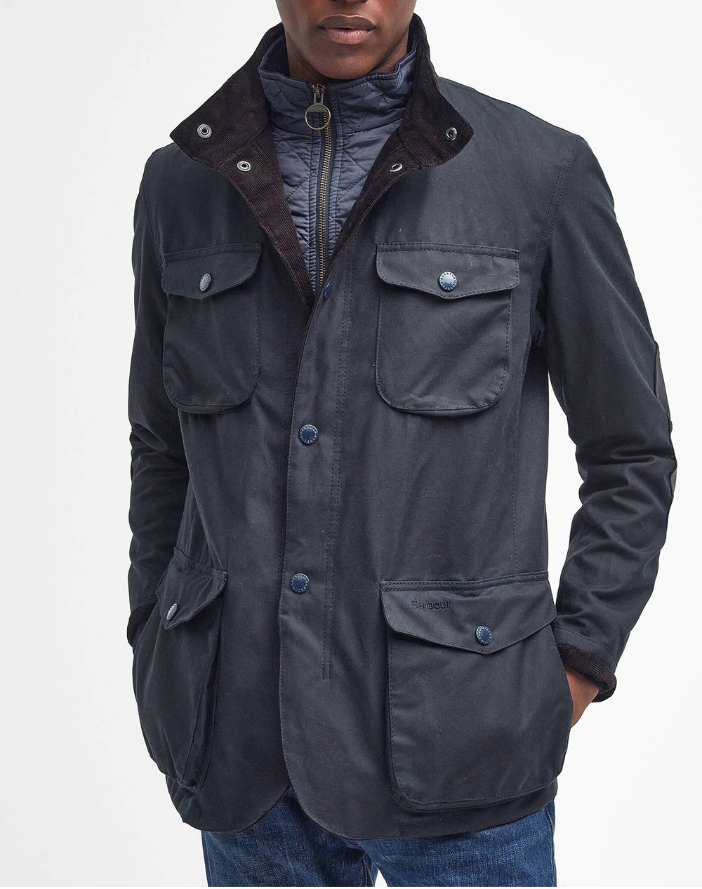 Men Clothes Outerwear Jackets Navyblue Cotton Mwx0700 Brny51 Male Jackets Blue