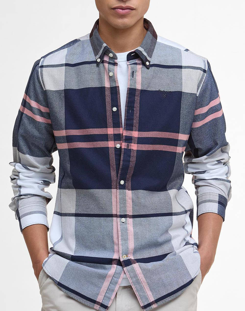 Men Clothes Shirts Mixed Cotton Msh4994 Brtn42.1 Male Shirts