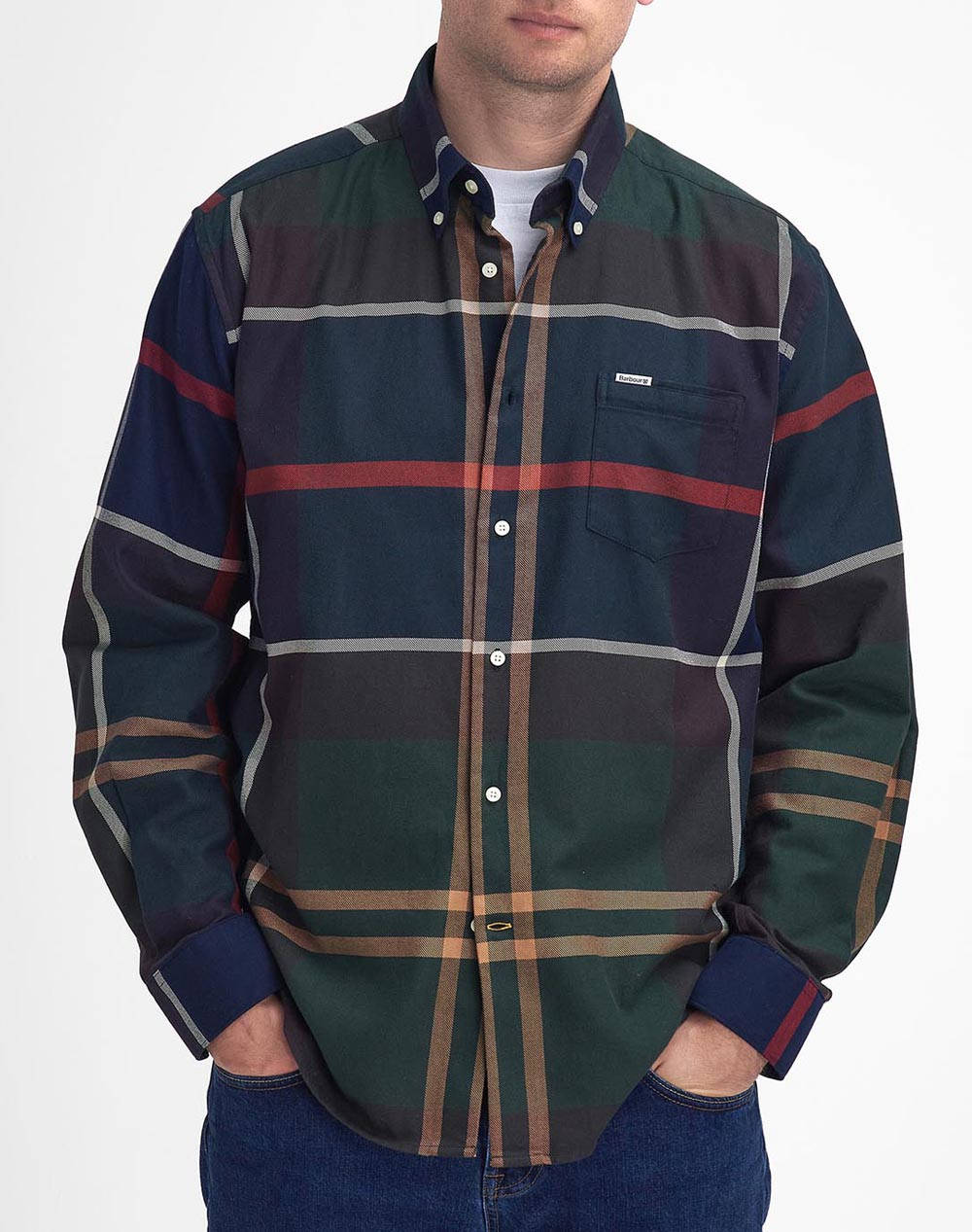 Men Clothes Shirts Multi Cotton Msh5382 Brtn11.1 Male Shirts