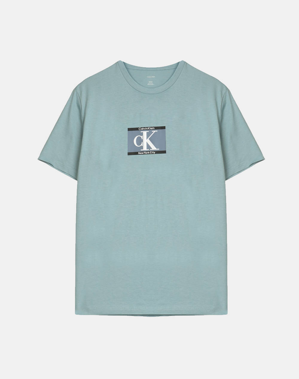 Calvin Klein Ss 30S E Sprtswr 3 G Men Clothes T Shirts & Sweatshirts T Shirts Petrol Cotton Lv04Rc854G Cj4 Male T-Shirts