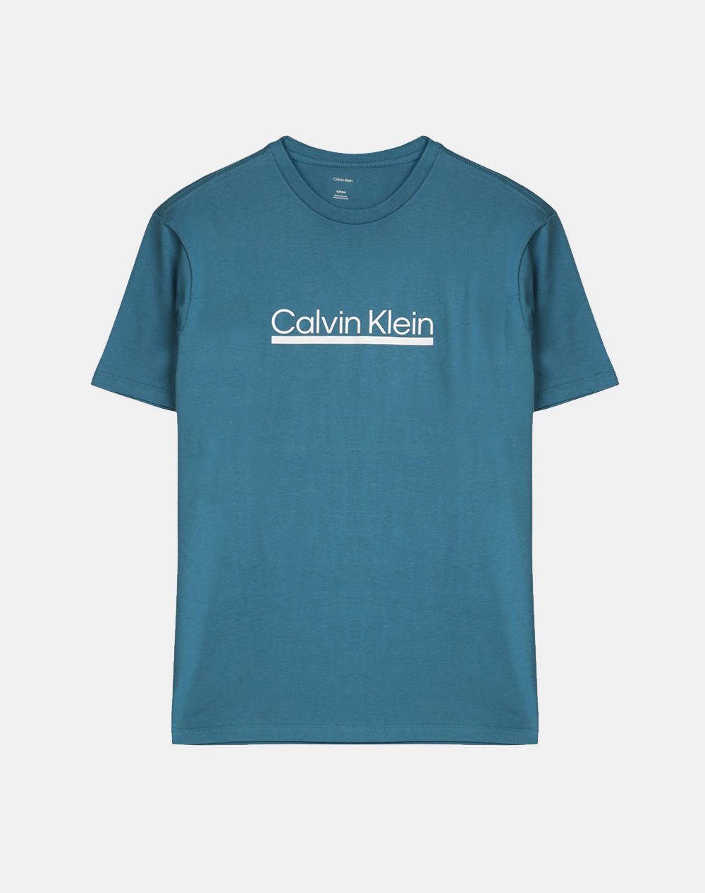Calvin Klein Ss 30S E Sprtswr 2 G Men Clothes T Shirts & Sweatshirts T Shirts Steelblue Cotton Lv04Rc852G Ccy Male T-Shirts Blue