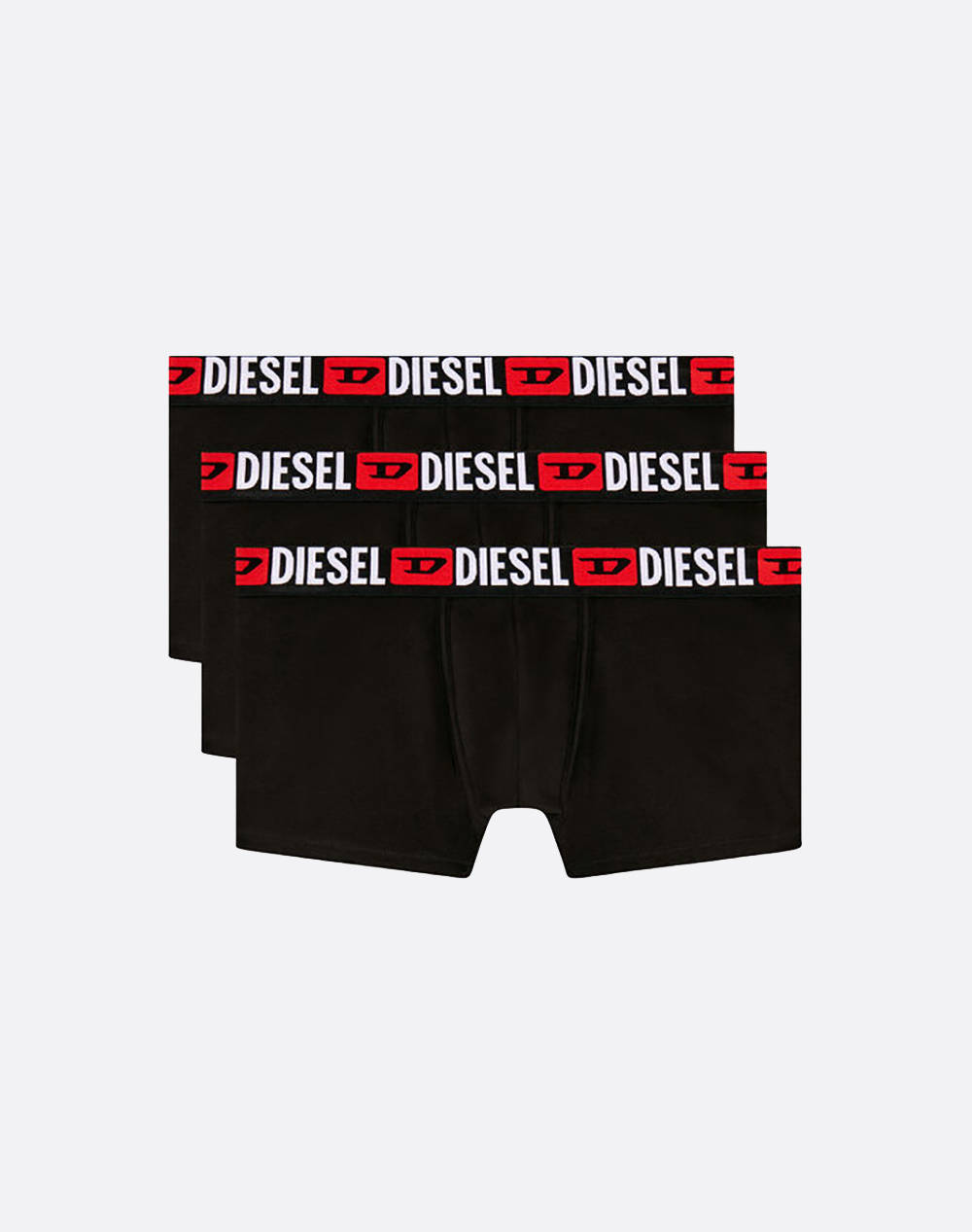 Diesel Umbx Damienthreepack Boxer Shorts Men Underwear Briefs Boxer Briefs Totalblack Cotton,Elastic,Synthetic 00St3V0Ddai E4356 Male Boxer Briefs