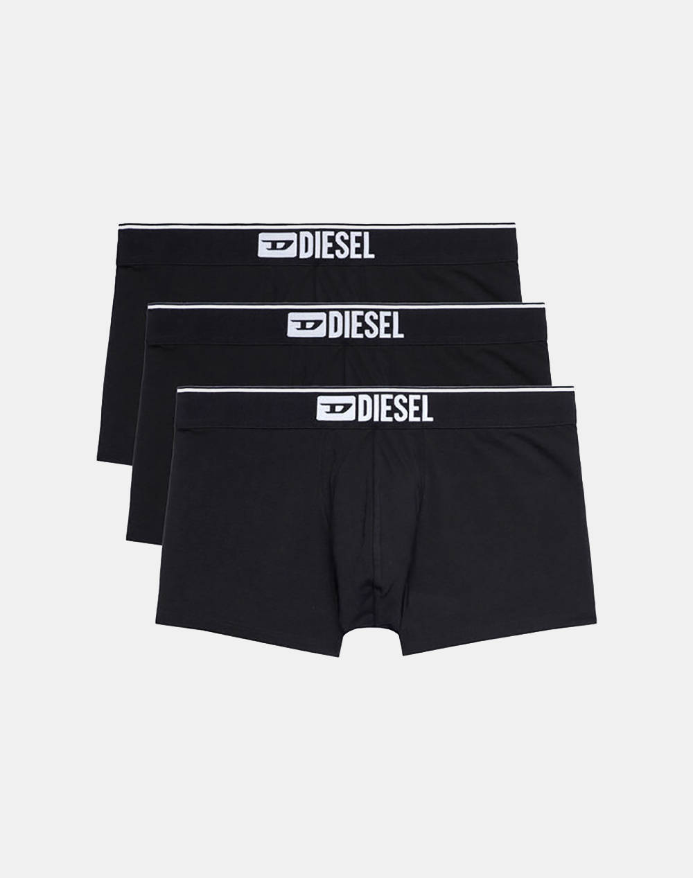 Diesel Umbx Damienthreepack Boxer Shorts Men Underwear Briefs Boxer Briefs Black Cotton,Elastic 00St3V0Gdac E4101 Male Boxer Briefs Black