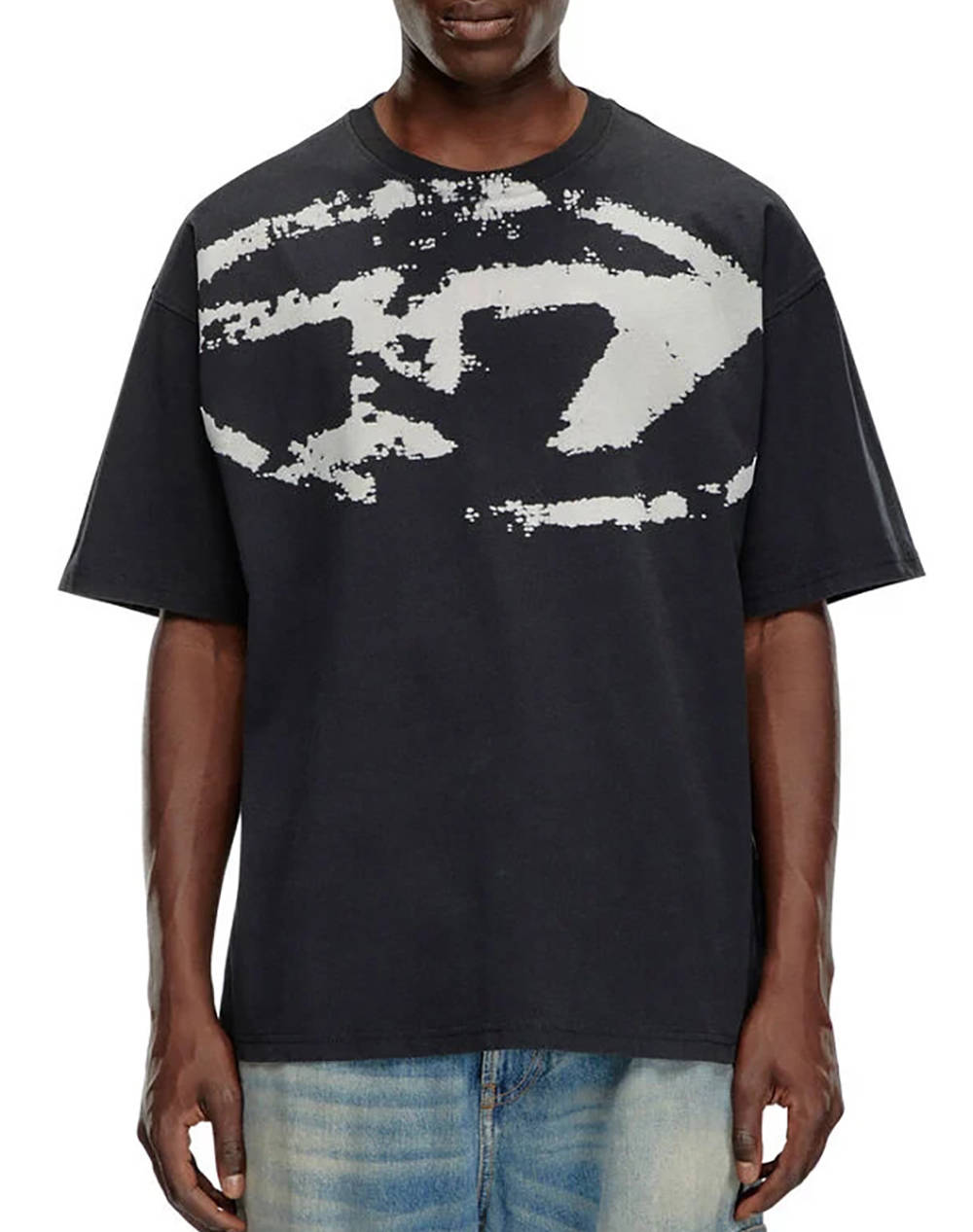 Diesel T Boxt N14 T Shirt Men Clothes T Shirts & Sweatshirts T Shirts Black Cotton A130490Dqau 9Xx Male T-Shirts Black