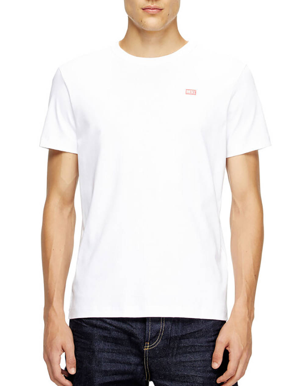 Diesel T Miegor K77 T Shirt Ανδρας Ρουχα Μπλουζες T Shirt White Βαμβακι A148190Skaf 100