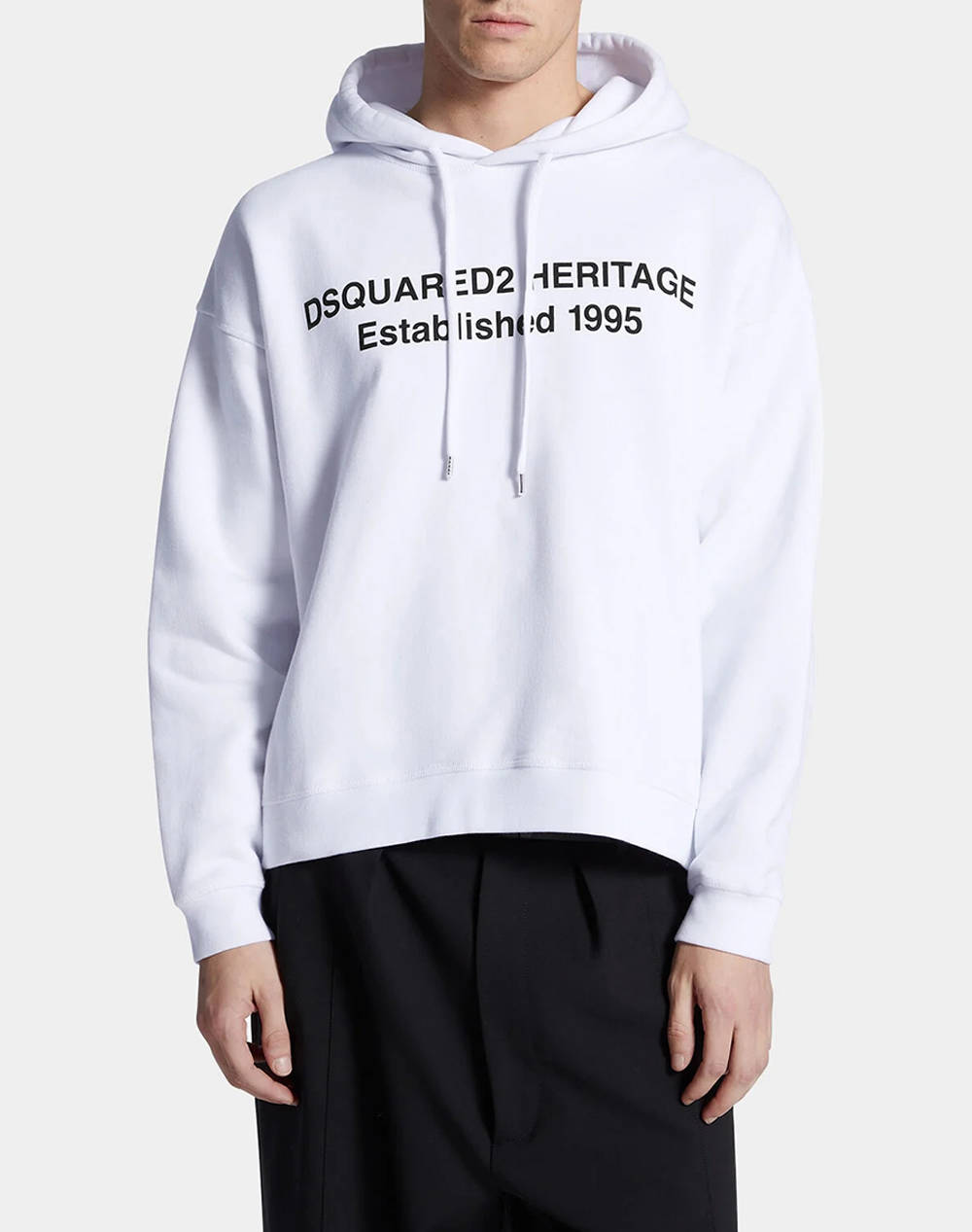 Dsquared2 Φουτερ Ανδρας Ρουχα Μπλουζες Φουτερ White Βαμβακι S74gu0897s25516 100 - Koolfly