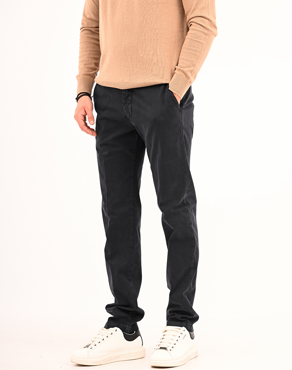 Four Ten Παντελονι Chino Ανδρας Ρουχα Παντελονια Chinos Navyblue Βαμβακι,Με Ελασταν T926200001 00011 - Koolfly