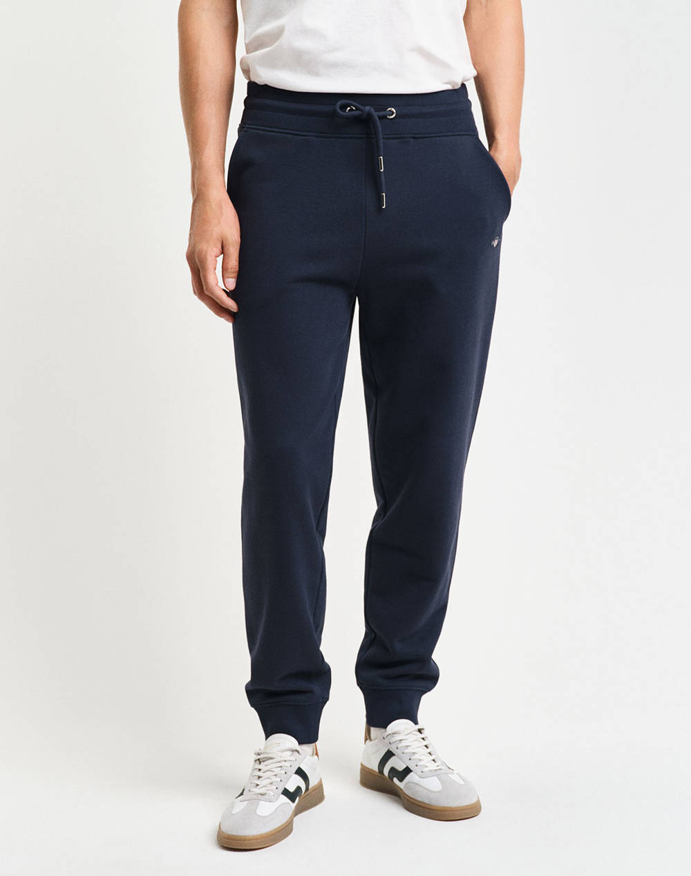 Gant Reg Shield Sweatpants Men Clothes Trousers Sweat Pants Darkblue Cotton,Synthetic 3G2009026 433 Male Sweat Pants Blue