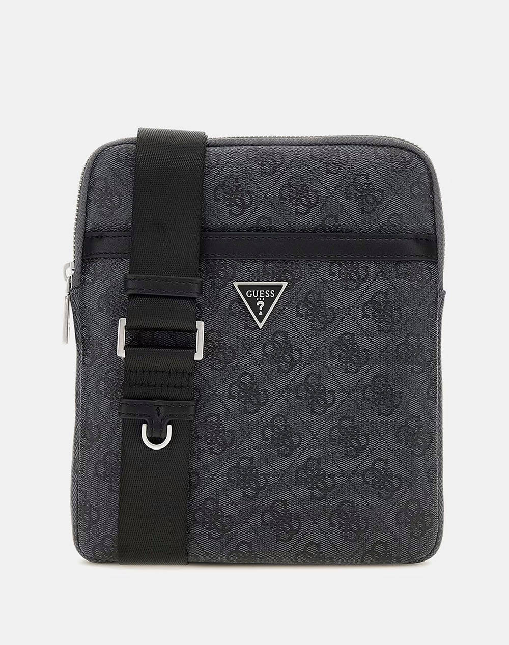 Guess Milano Crossbody Flat Bag Men (Dimensions: 19 X 23 X 2Cm.) Men Accessories Bags Black Imitation Leather Hmevzlp2223 Bla Male Bags Black