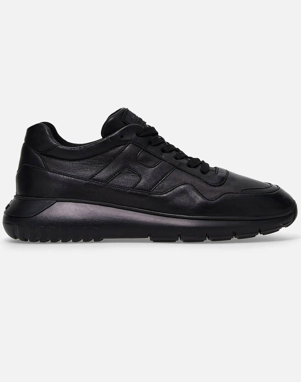 Men Sports Shoes Shoes Black Leather Hxm3710Cp50 Le9B999 Male Shoes Black