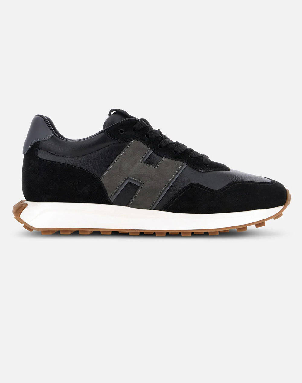 Men Sports Shoes Shoes Black Leather,Suede Hxm6010Eh41 Uhg0Zci Male Shoes Black