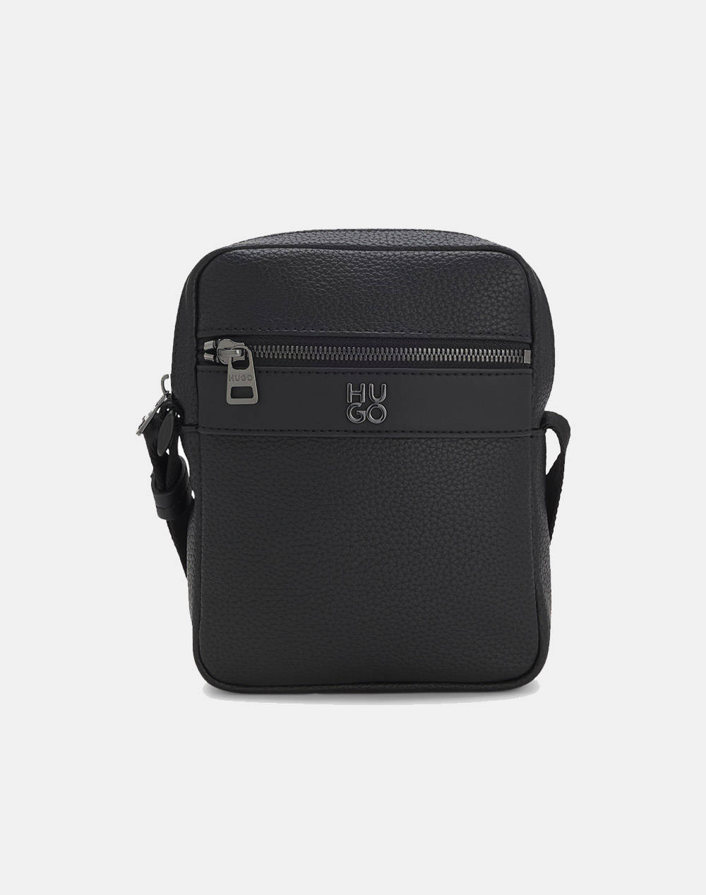 Hugo Quantic_Ns Zip 10266594 01 (Dimensions: 15.5 X 21 X 5Cm.) Men Accessories Bags Black Imitation Leather,Synthetic 50547439 001 Male Bags Black