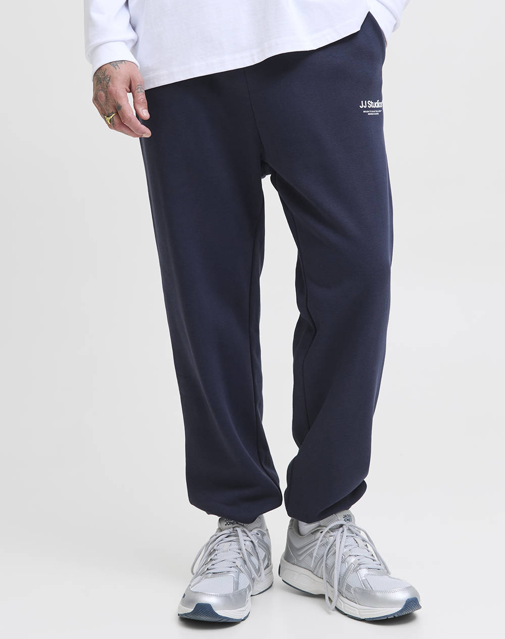 Jack&Jones Jpstkane Soho Sweat Pants Noos Men Clothes Trousers Sweat Pants Navyblue Cotton,Synthetic 12278943 Navy Blazer Male Sweat Pants Blue