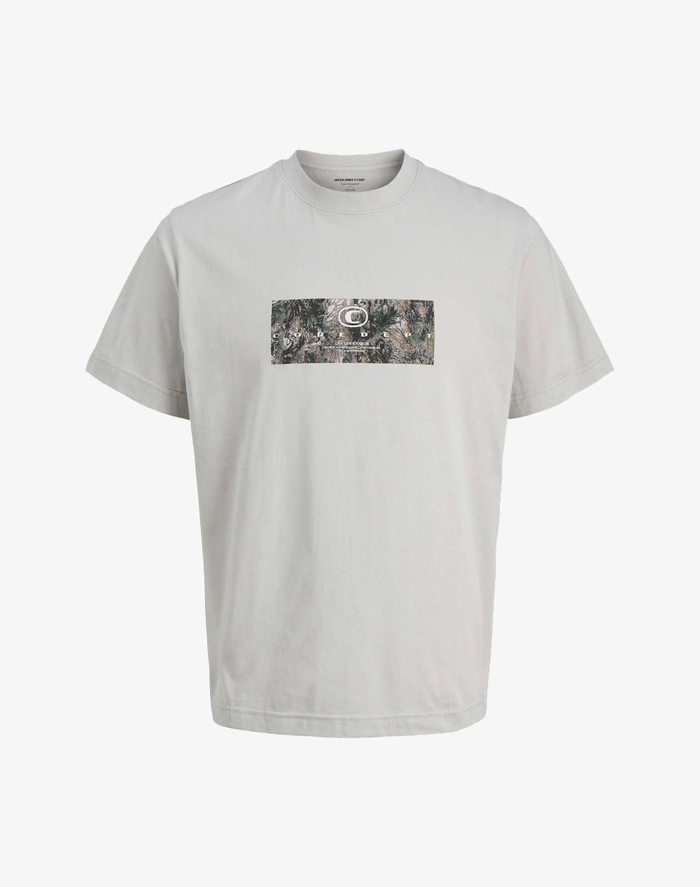 Men Clothes T Shirts & Sweatshirts T Shirts Lightgray Cotton 12283401 Vapor Blue Male T-Shirts