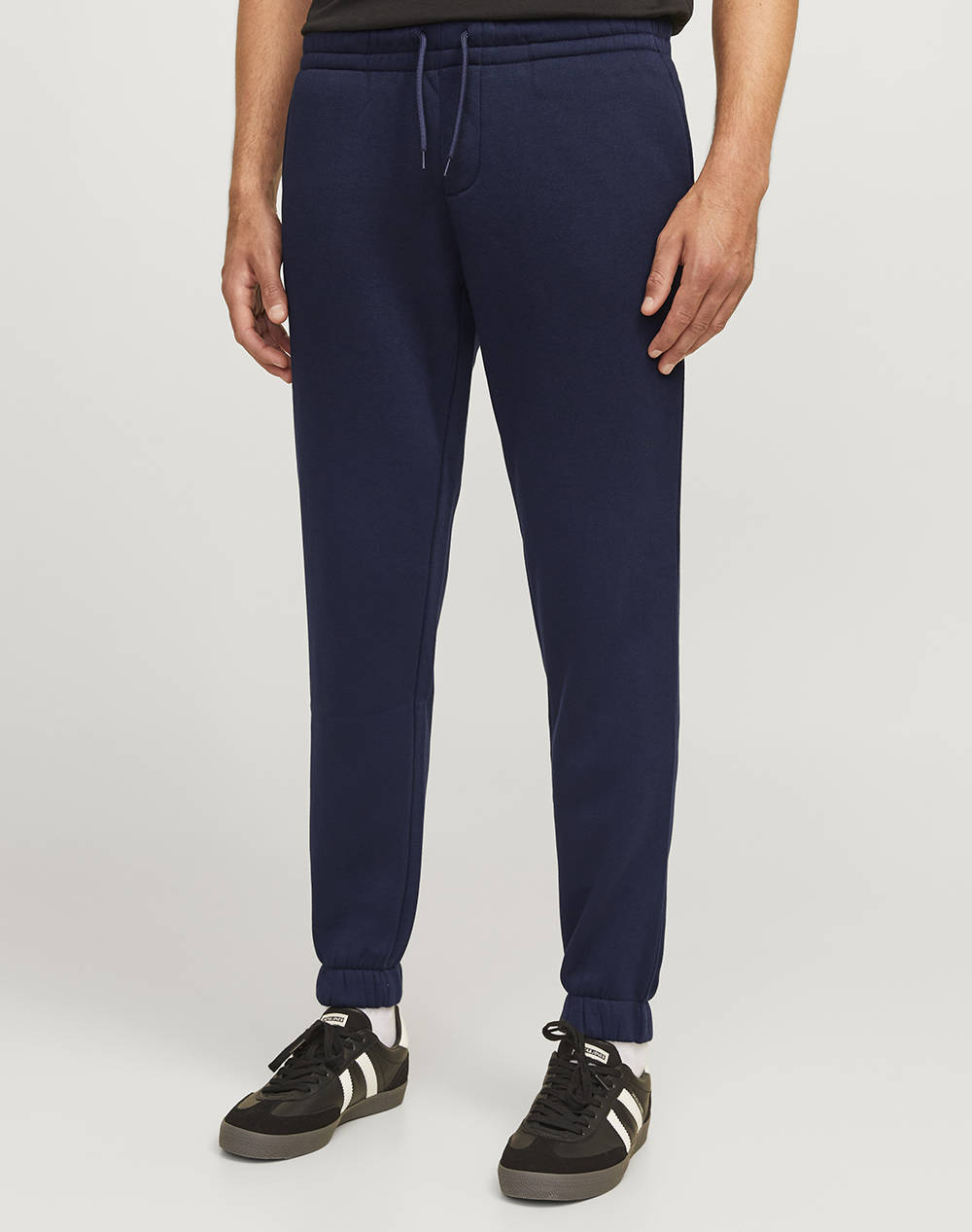 Jjrebel Jrebgorm Reg Rebel Logo Sweat Pants Noos Men Clothes Trousers Sweat Pants Darkblue Cotton,Synthetic 12263903 Sky Captain Male Sweat Pants Blue