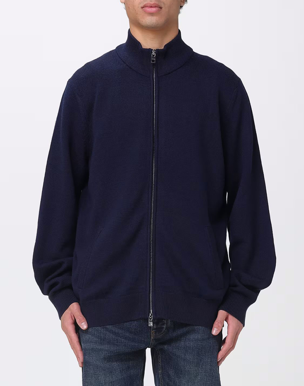 Michael Kors Cf560hv7ap Jacket Michael Kors Mens Ανδρας Ρουχα Ζακετες Πλεκτες Ζακετες Darkblue Μαλλι Cf560hv7ap 401 - Koolfly