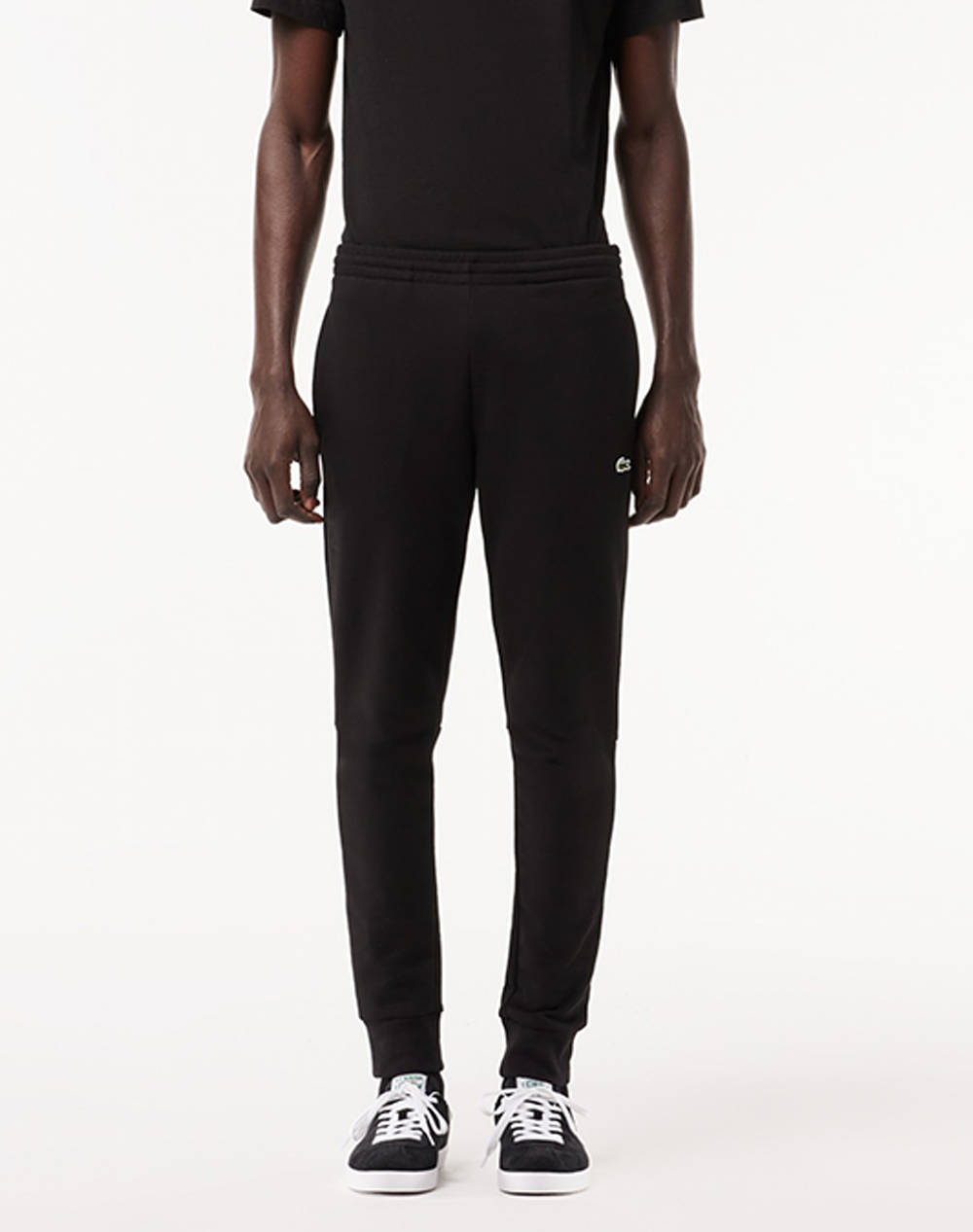 Lacoste Tracksuit Trousers Men Clothes Trousers Sweat Pants Black Cotton,Synthetic 3Xh9624 031 Male Sweat Pants Black