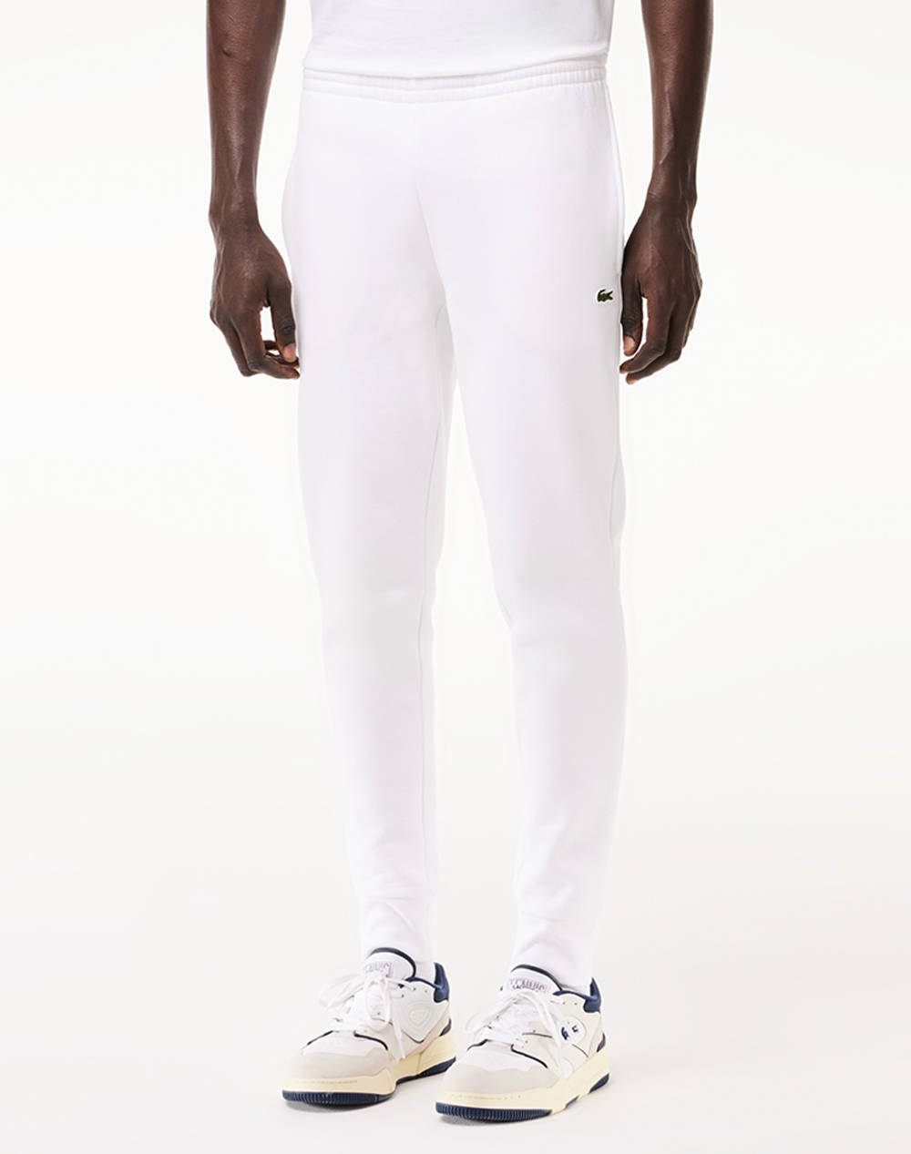 Lacoste Tracksuit Trousers Men Clothes Trousers Sweat Pants White Cotton,Synthetic 3Xh9624 001 Male Sweat Pants