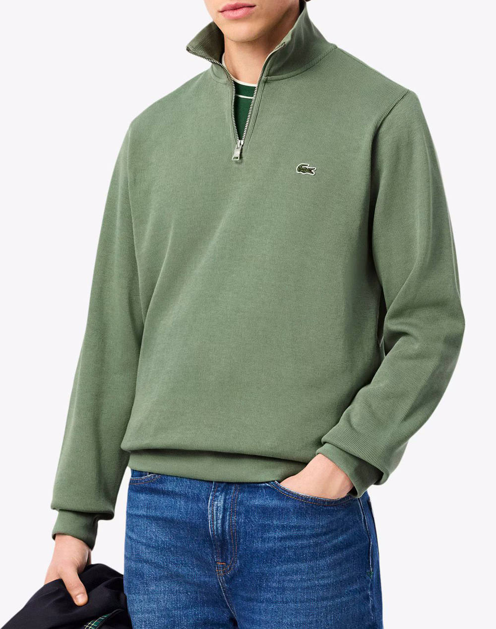 Lacoste Ls Sweatshirt Men Clothes T Shirts & Sweatshirts Sweatshirts Green Cotton 3Sh1927 S86 Male Sweatshirts Green