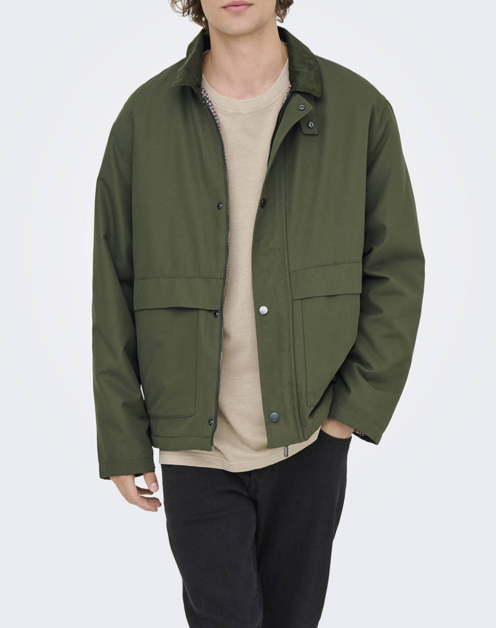 Only&Sons Onskosmo Padded Jacket Otw Vd Ανδρας Ρουχα Πανωφορια Μπουφαν Olive Συνθετικο 22034856 Olive Night - Koolfly
