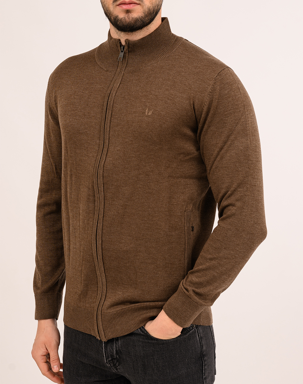 Pre End Pre End Malcom C Cardigan Ανδρας Ρουχα Ζακετες Πλεκτες Ζακετες Brown Βαμβακι 24 100359 6536 - Koolfly