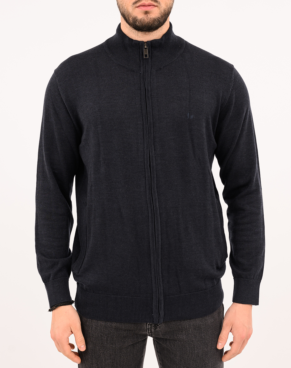 Pre End Pre End Malcom C Cardigan Ανδρας Ρουχα Ζακετες Πλεκτες Ζακετες Darkblue Βαμβακι 24 100359 7550 - Koolfly