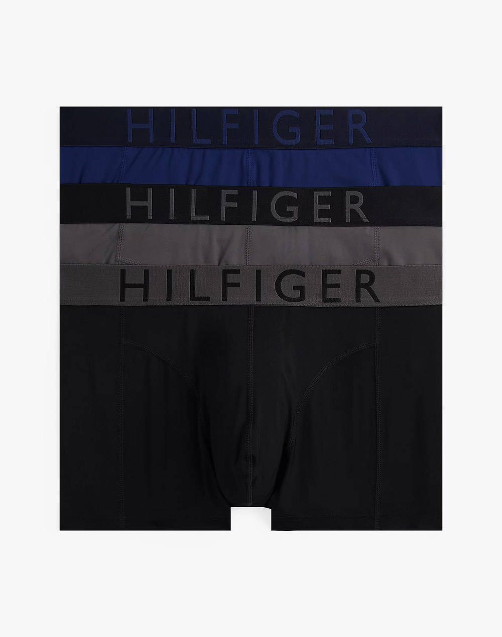 Tommy Hilfiger 3P Trunk Wb Men Underwear Briefs Boxer Briefs Multi Elastic,Synthetic Um0Um03467 0T2 Male Boxer Briefs