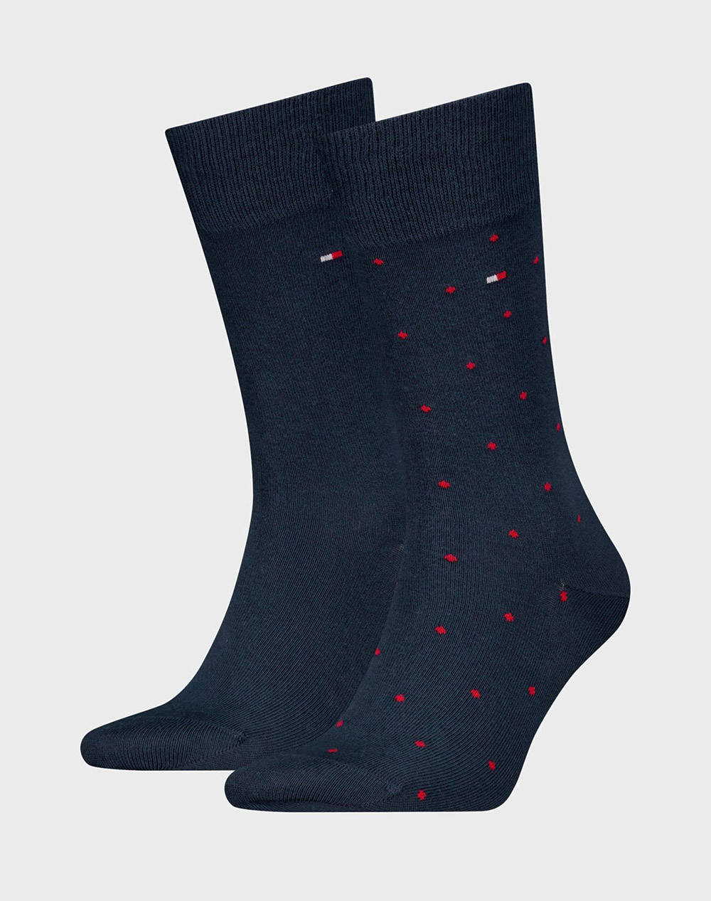 Tommy Hilfiger Th Men Sock 2P Dot Men Accessories Socks Navyblue Cotton,Elastic,Synthetic 701230780 002 Male Socks Blue