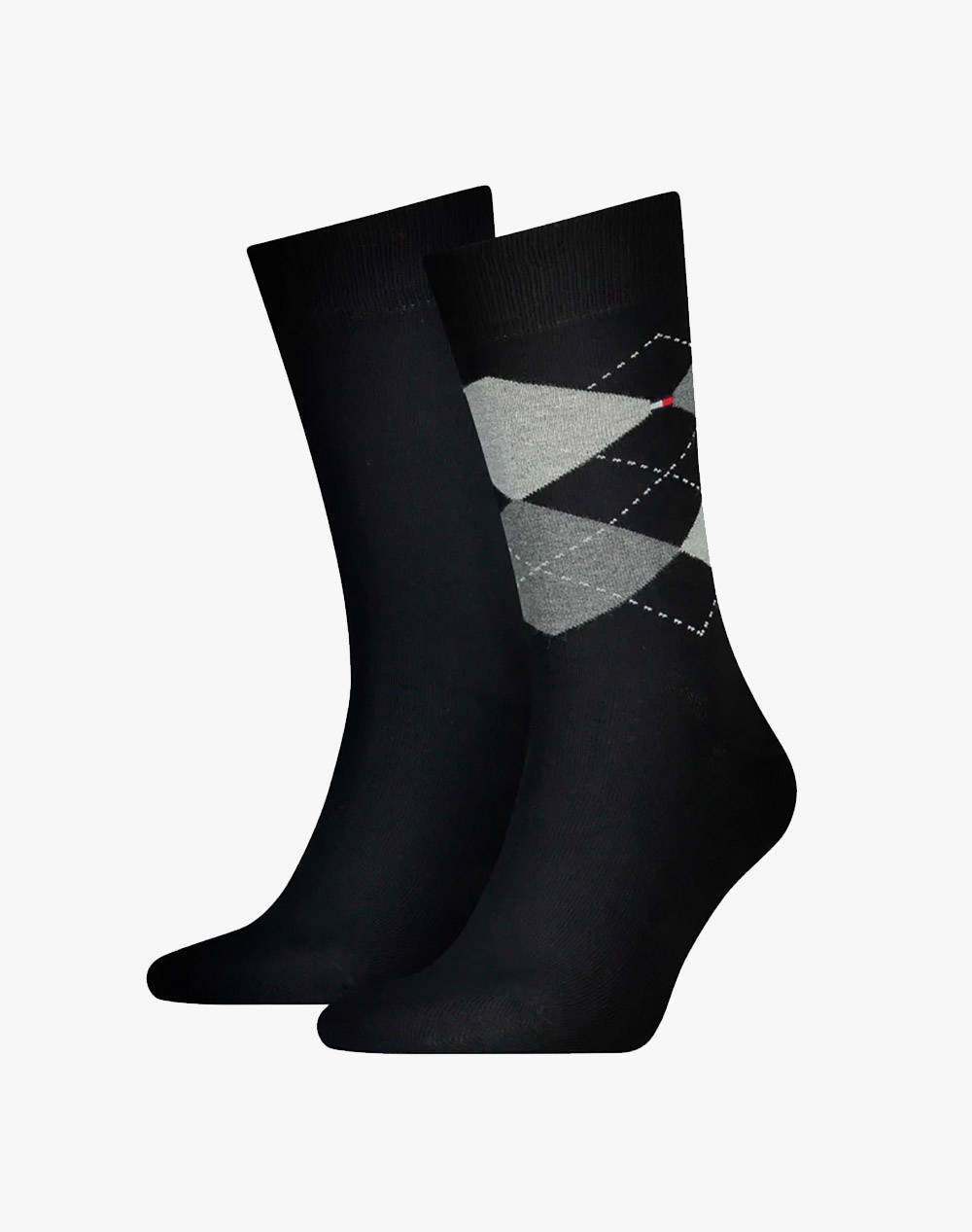 Tommy Hilfiger Th Men Sock Check 2P Men Accessories Socks Black Cotton,Elastic,Synthetic 100001495 200 Male Socks Black