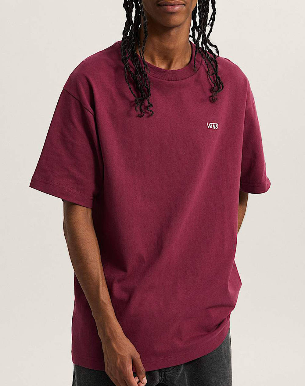 Men Clothes T Shirts & Sweatshirts T Shirts Bordeux Cotton Vn000P1Pbrg1 Vnbrg Male T-Shirts