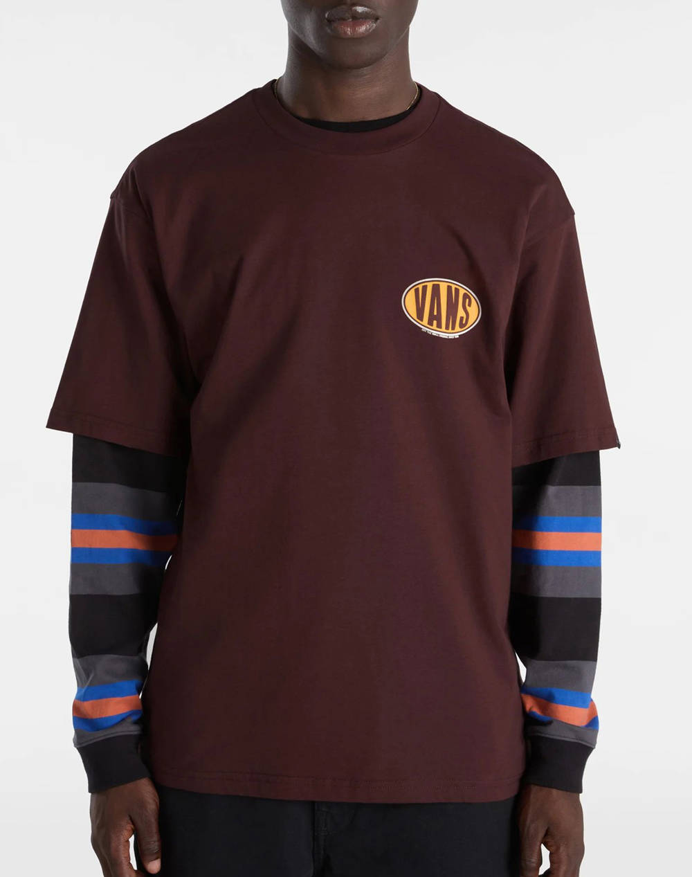 Vans Spray On Ss Ανδρας Ρουχα Μπλουζες T Shirt Darkred Βαμβακι Vn000hkc7yo1 Vn7yo - Koolfly