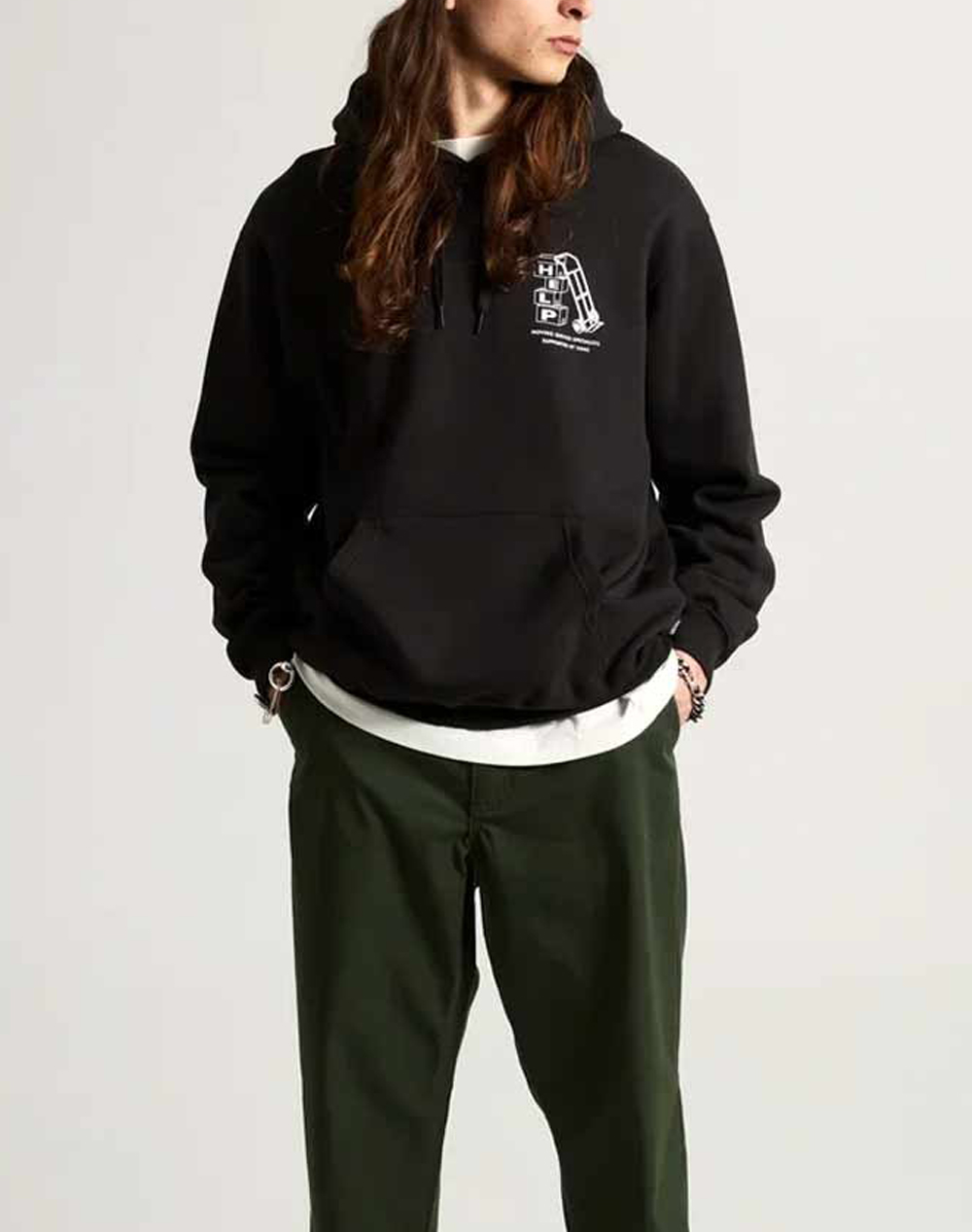 Vans Moving Co Pullover Ανδρας Ρουχα Μπλουζες Φουτερ Black Βαμβακι Vn000pabblk1 Vnblk - Koolfly