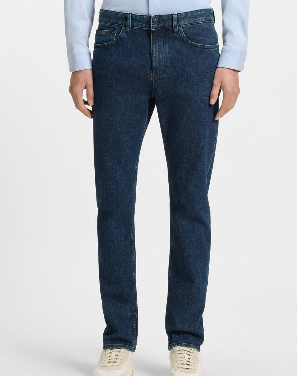 Boss Delaware Bo 10251068 06 Men Clothes Trousers Jeans Denimblue Cotton,Elastic 50544630 415 Male Jeans Blue