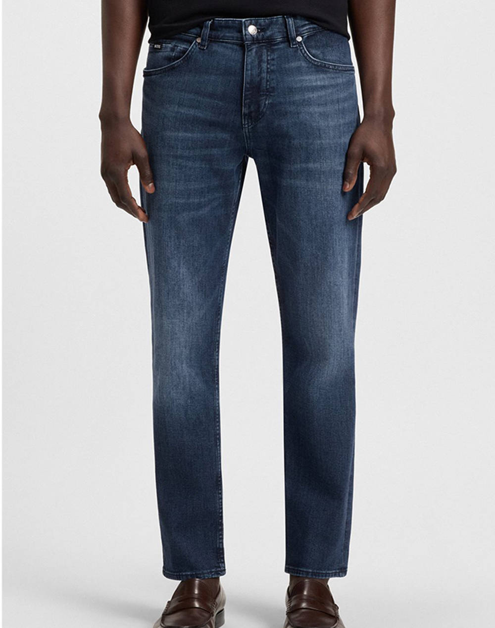 Boss C Re.Maine 10248179 04 Men Clothes Trousers Jeans Denimdarkblue Cotton,Elastic,Synthetic 50553579 411 Male Jeans Blue
