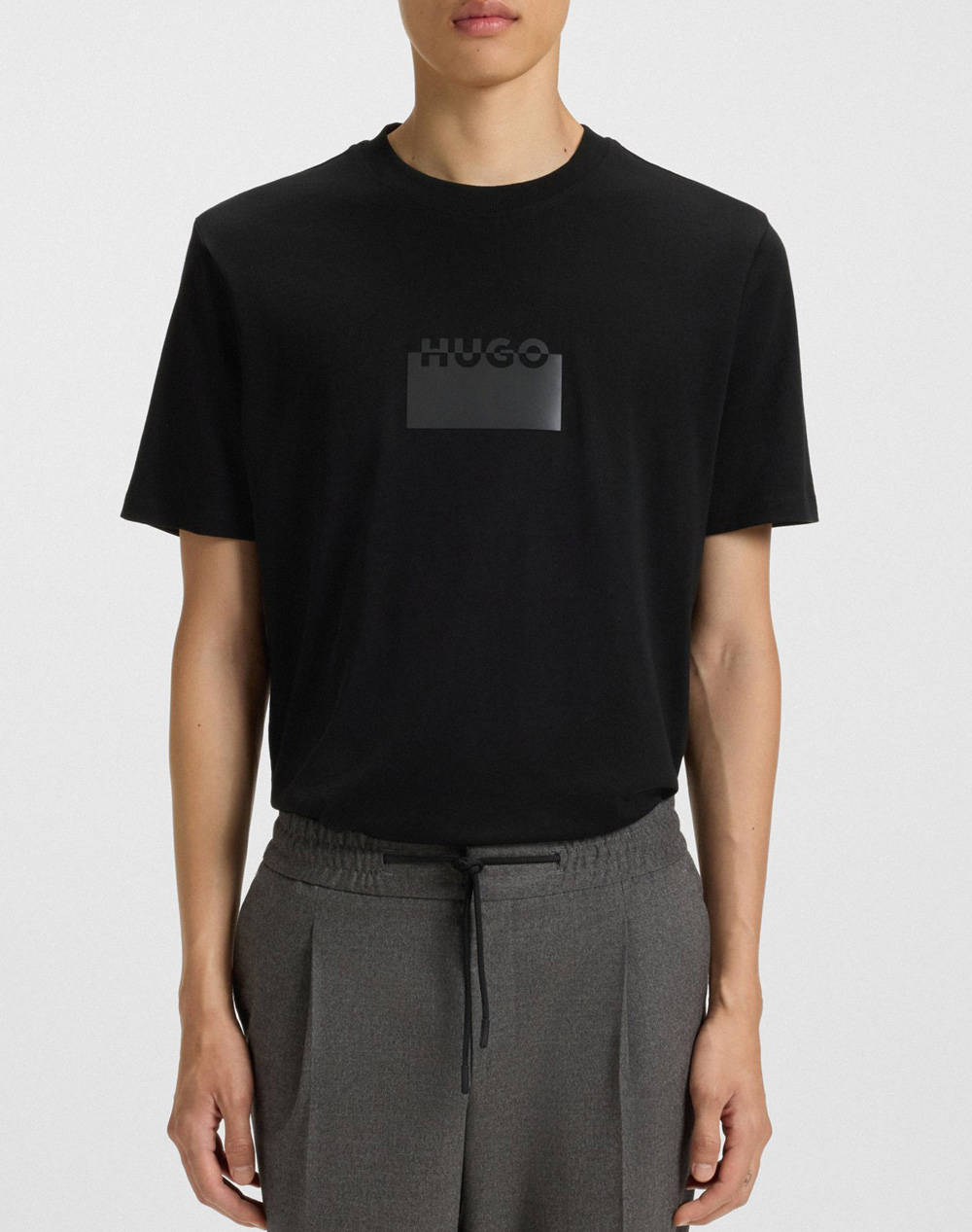 Men Clothes T Shirts & Sweatshirts T Shirts Black Cotton 50546867 001 Male T-Shirts Black