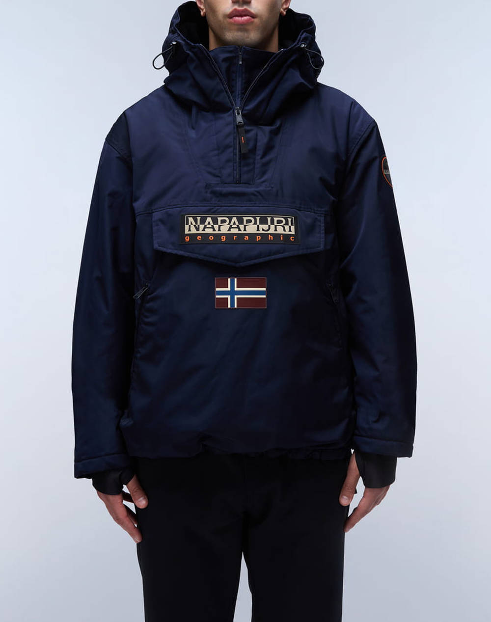 Men Clothes Outerwear Jackets Darkblue Synthetic Np0A4Ib9 Np176 Male Jackets Blue