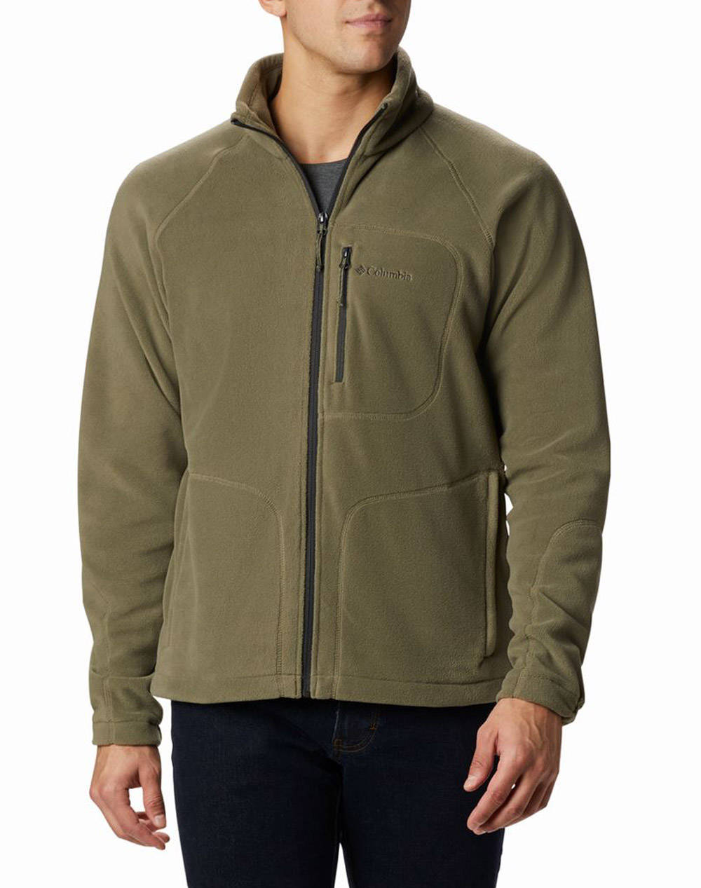 Men Clothes Jackets Zip Through Hoodies Green Synthetic Cf01 Am3039A 397 Male Zip Through Hoodies Green