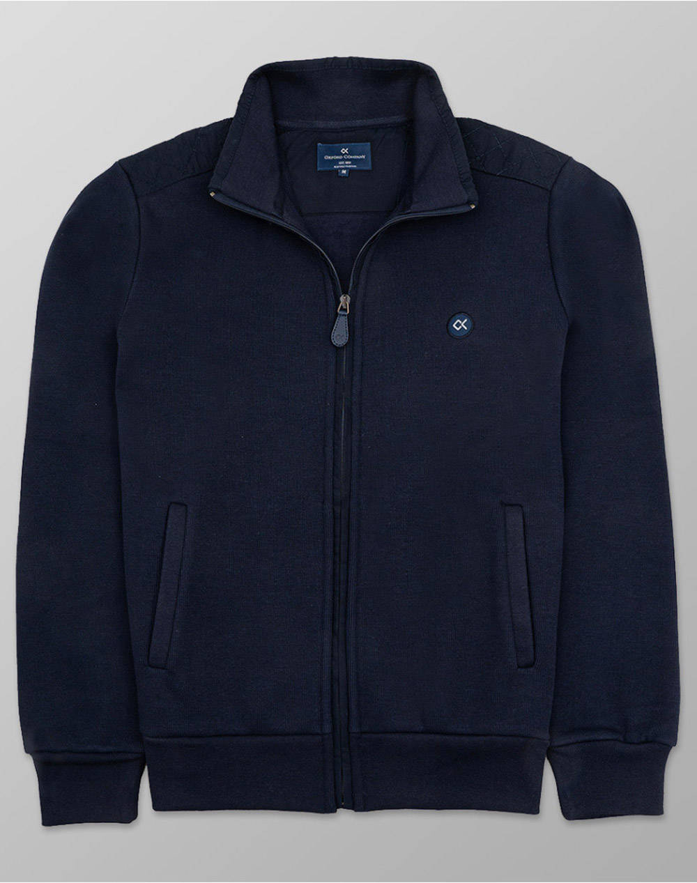 Men Clothes Jackets Zip Through Hoodies Darkblue Cotton,Synthetic F213 Jw60.01 01 Male Zip Through Hoodies Blue