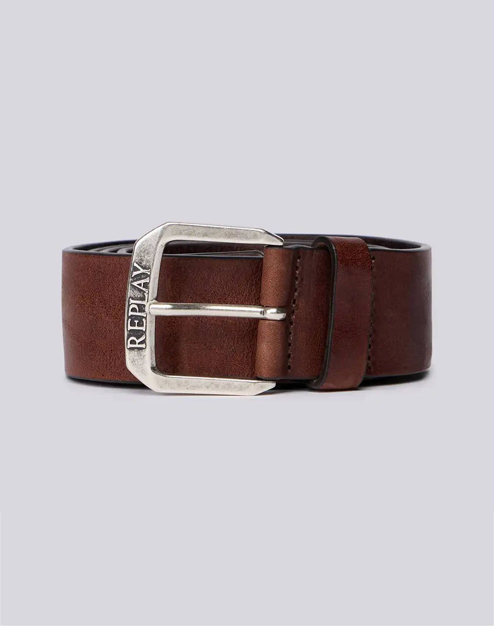 Replay Belt Men Accessories Belts Brown Leather Am2515.000.A3077 117 Male Belts Brown