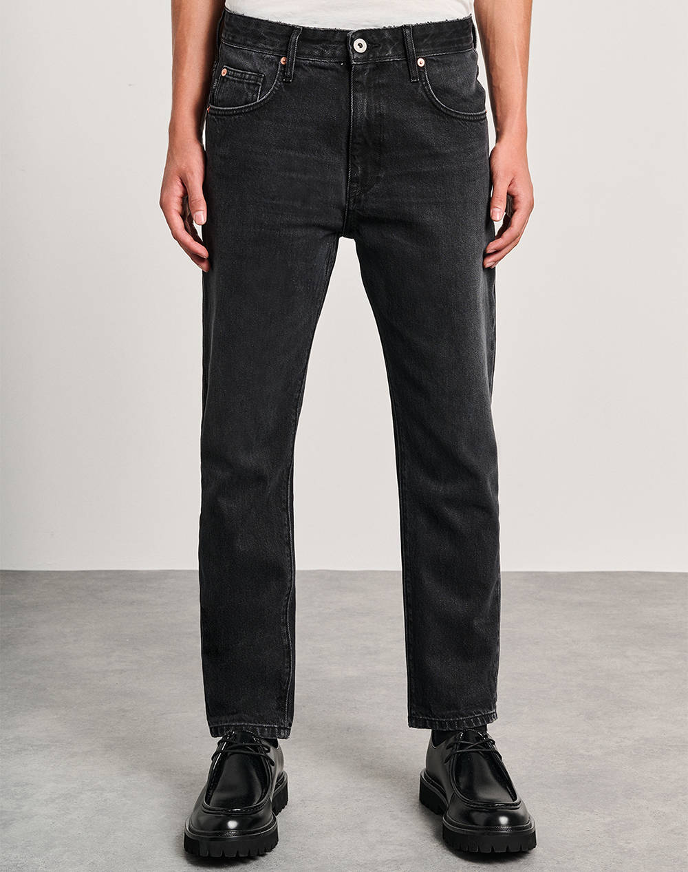 Staff Quote Man Pant Men Clothes Trousers Jeans Denimblack Cotton 5 822.007.Bl.054 .00 Male Jeans Black