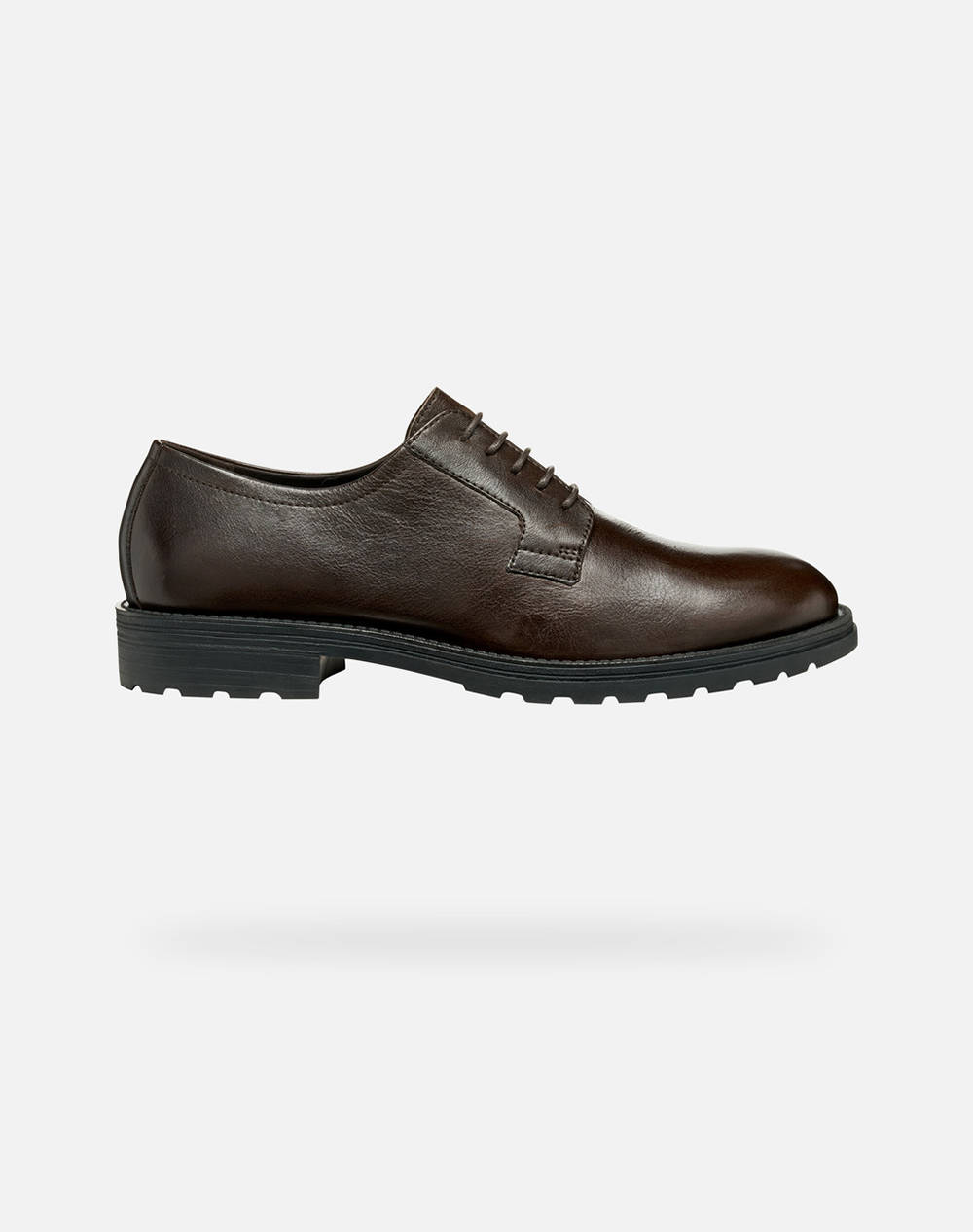 Geox U Redclif Men Footwear Oxfords Darkbrown Leather U56Lxc0003Cc6009 C6009 Male Oxfords Brown