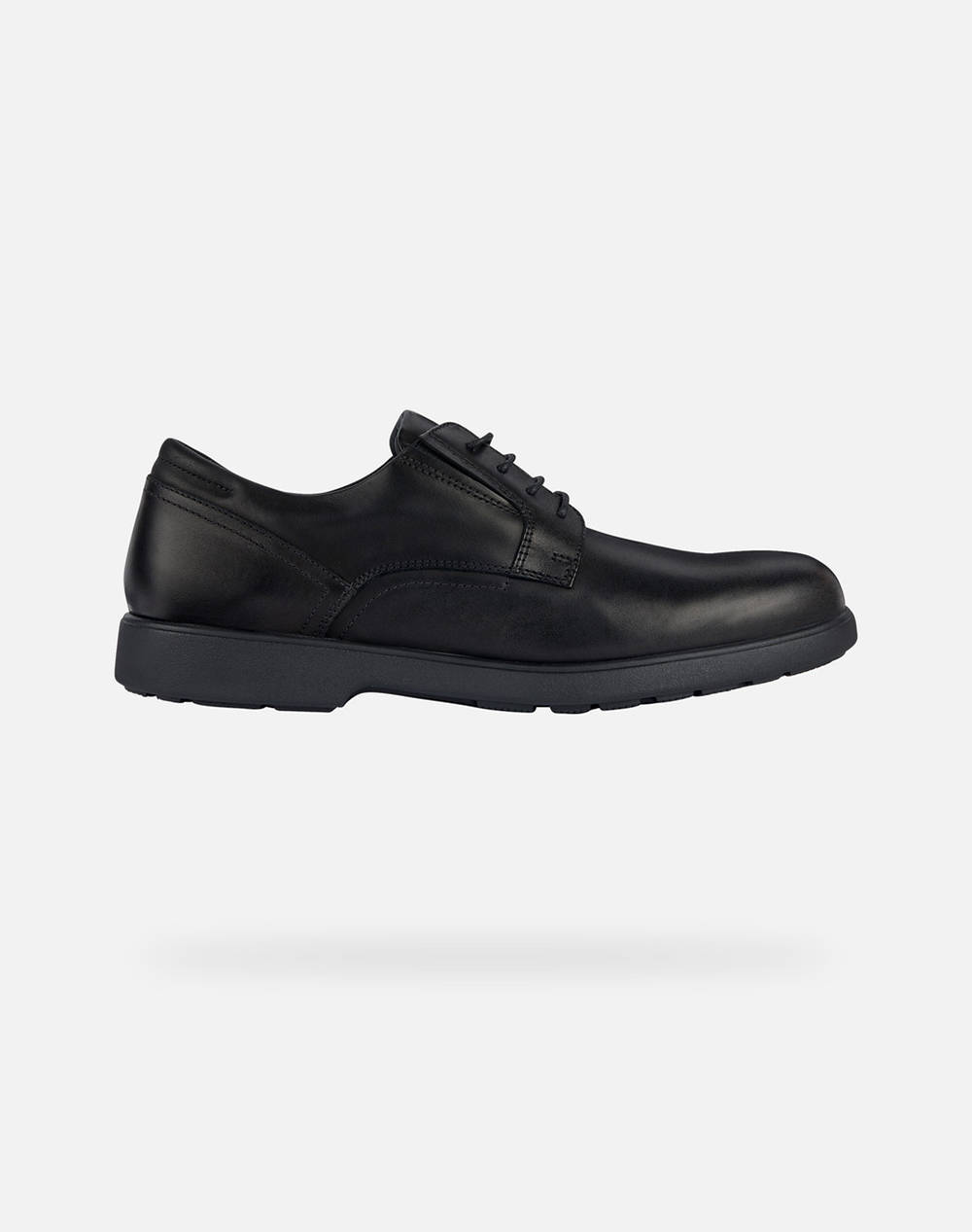 Geox U Spherica Ec11 A Smo.Lea Men Footwear Oxfords Black Leather U35Efa00043C9999 C9999 Male Oxfords Black