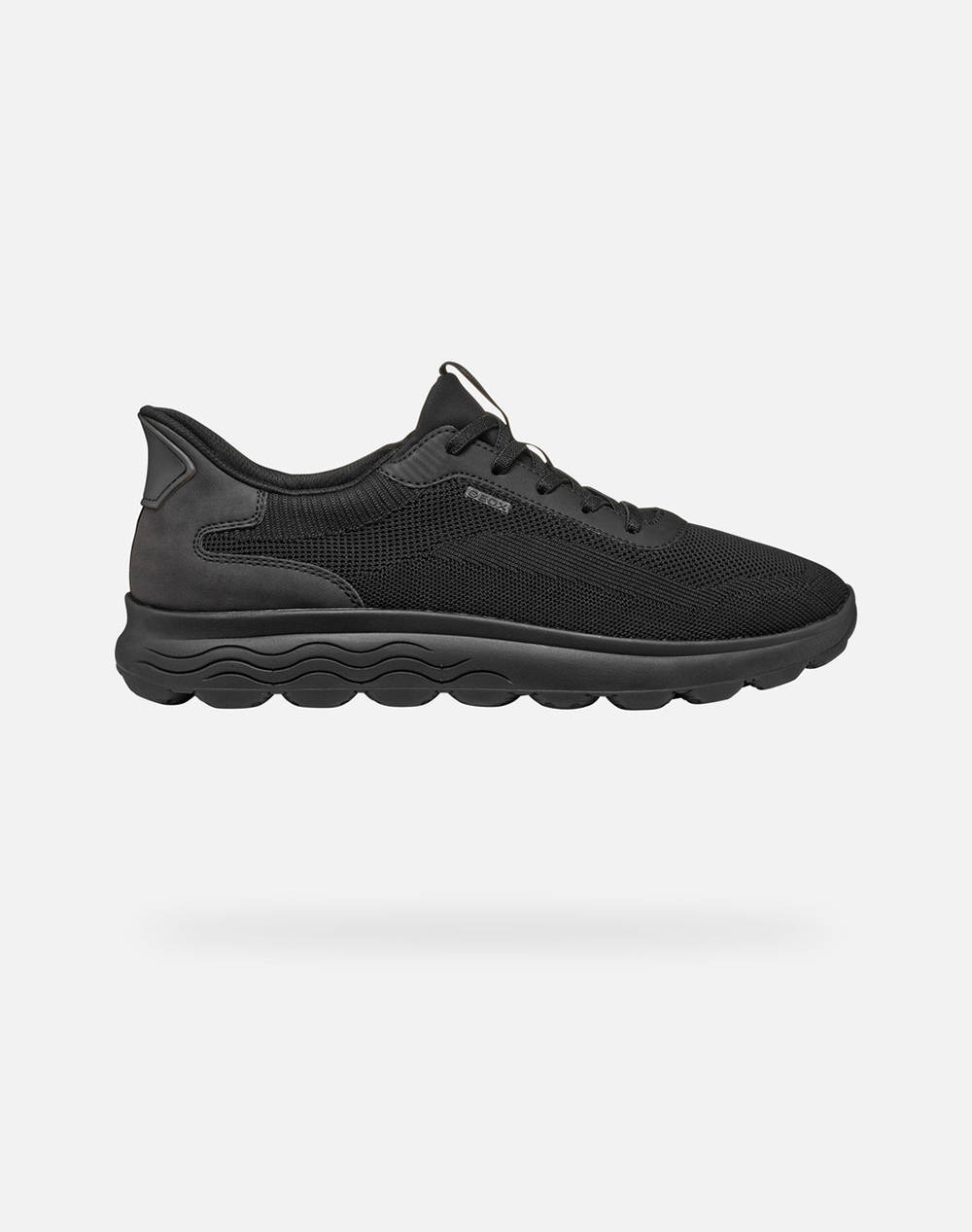 Geox U Spherica Plus A Knit.Te+Sy Men Sports Shoes Shoes Totalblack Synthetic,Fabric U55Mpa06Kekc9999 C9999 Male Shoes Black