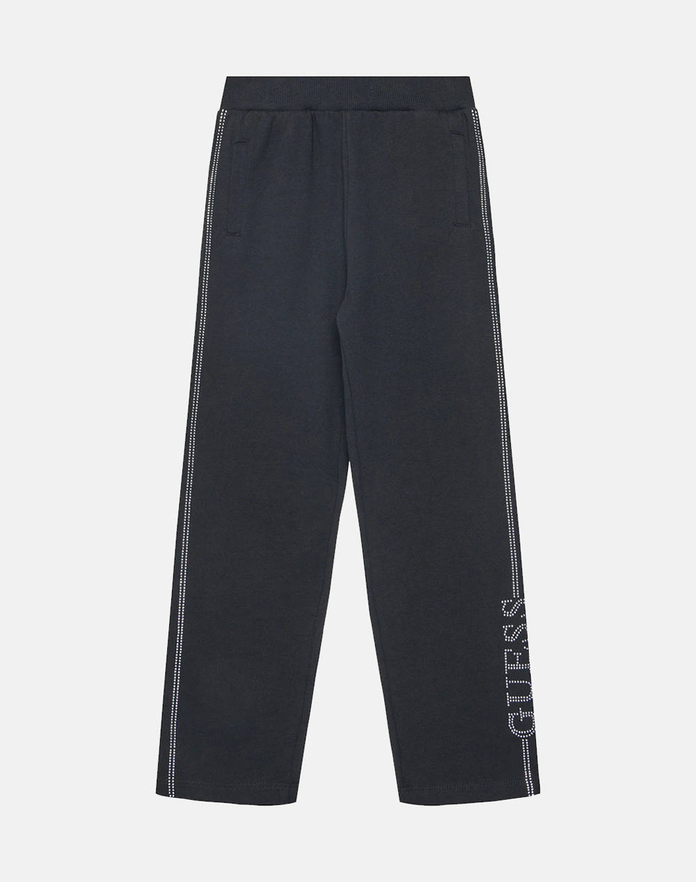 Guess Active Pants Kids Girl Kids Girl Clothes Sweatsuits Black Cotton J5Yq12Ka6R4 Jblk Female Sweatsuits Black