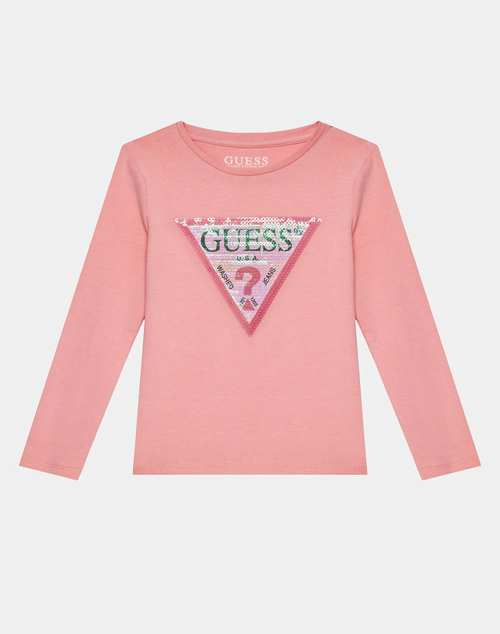 Guess Ls T Shirt Bangladesh Kids Girl Kids Girl Clothes Shirts Pink Cotton,Elastic K4Ri30K6Yw1 G6V9 Female Shirts