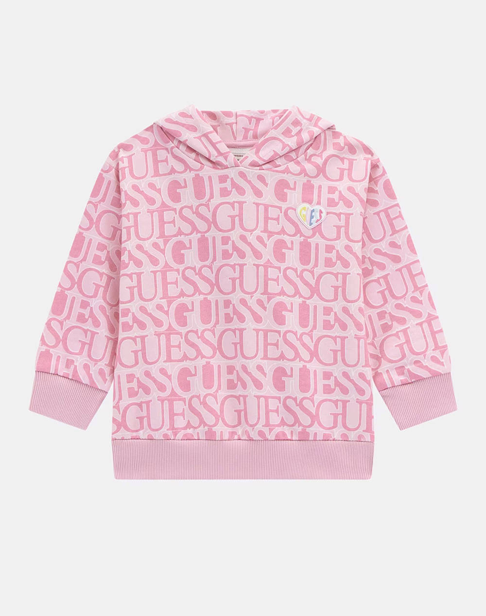 Guess Hooded Ls Active Top Sweatshirt Kids Girl Kids Girl Sportswear Top Clothing Sweatshirts Fuchsia Cotton K5Yq03Kad74 P61P Female Sweatshirts