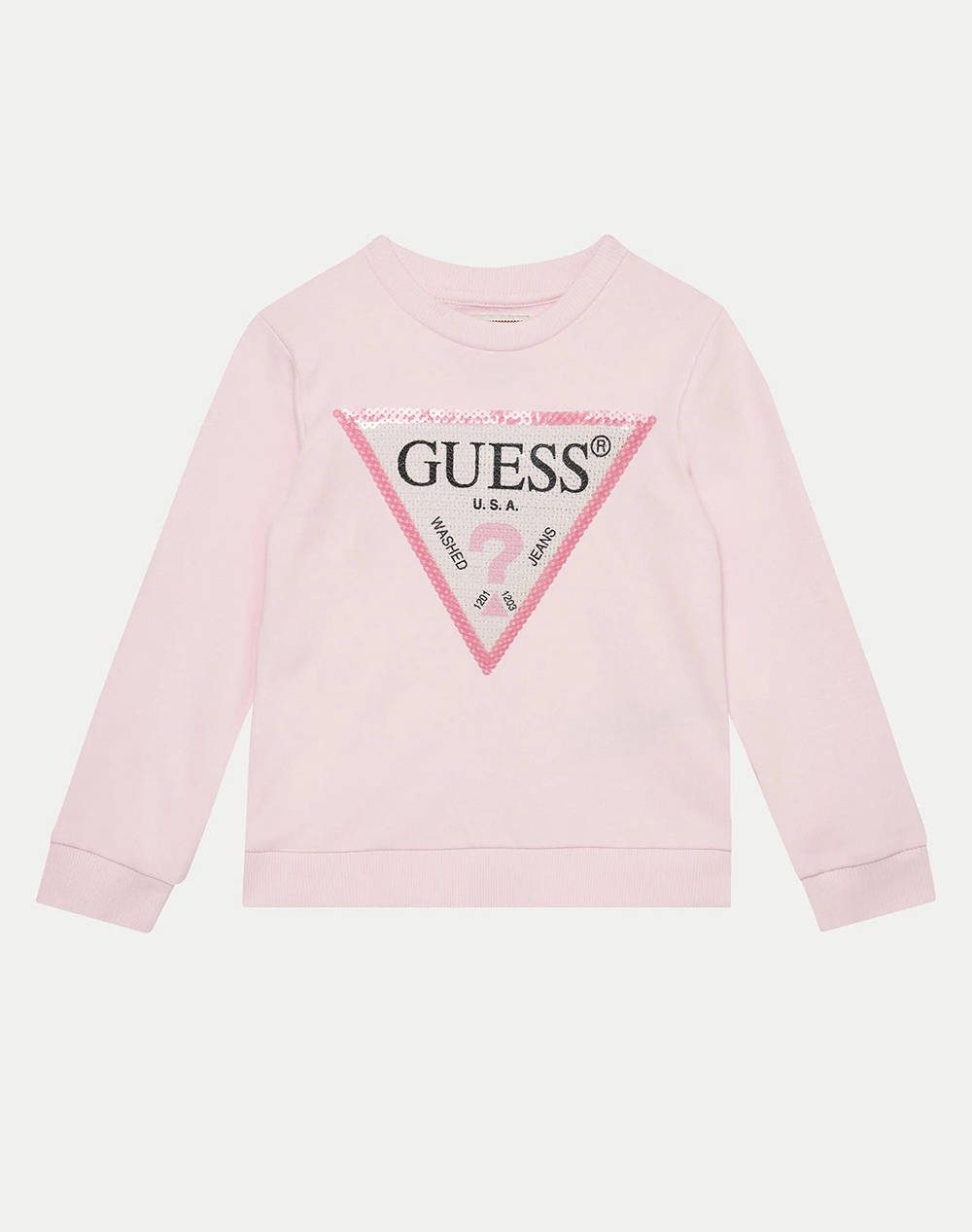 Guess Ls Active Top Mid Org Co Unbrush Fleece 290 Sweatshirt Girl Kids Girl Sportswear Top Clothing Sweatshirts Pink Cotton K4Yq10Ka6R4 G6K9 Female