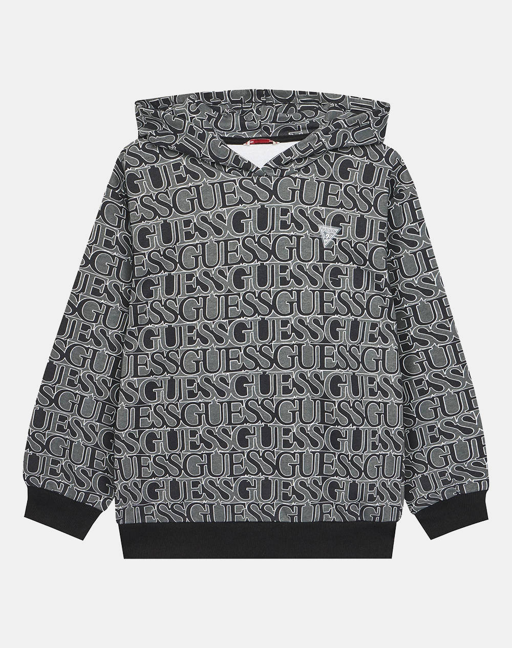 Guess Oversize Hooded Ls Active Top Sweatshirt Kids Girl Kids Girl Sportswear Top Clothing Sweatshirts Black Cotton J5Yq02Kad74 Pz95 Female