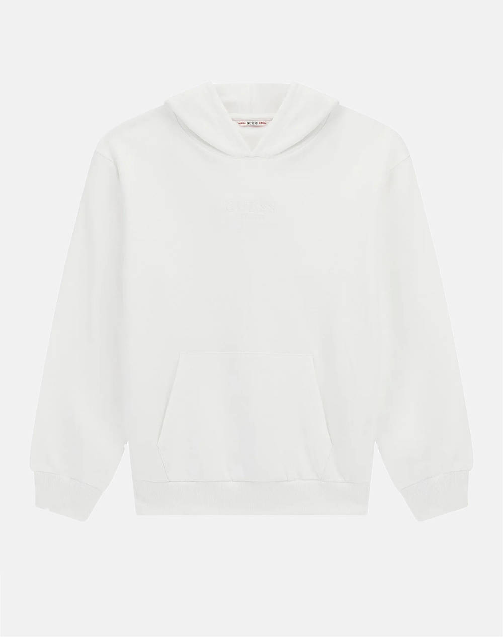 Guess Oversize Hooded Ls Active Top Sweatshirt Kids Girl Kids Girl Sportswear Top Clothing Sweatshirts White Cotton J5Yq21Kav34 G011 Female